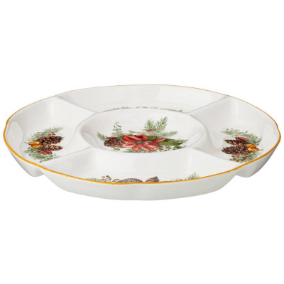 Менажница 5 секций "CELEBRATION" 30*30*3 см (кор=12шт) LEFARD 54-616-1