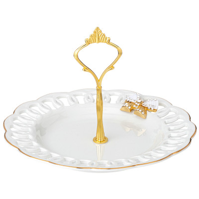 Блюдо с металл. ручкой "VENEZIA" 20 см (кор-12шт) LEFARD 55-3019