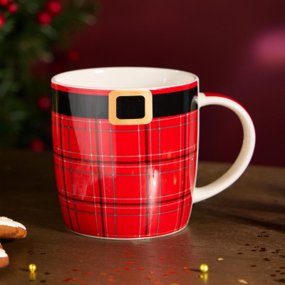 Набор посуды "САНТА" 2 пр. (кружка 355 мл, салатник 12,5 см) LEFARD 580-100-2