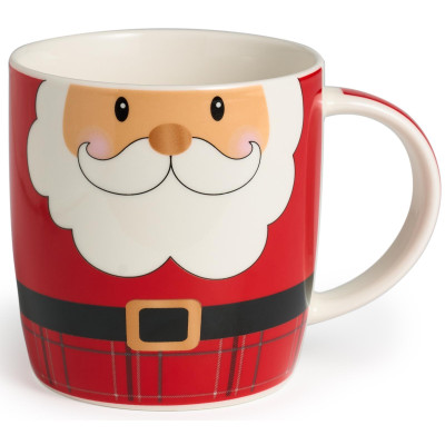 Кружка с крышкой "САНТА" 355 мл LEFARD 580-101-2