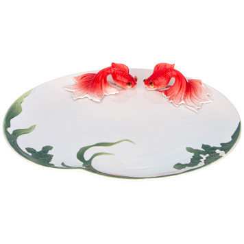 Блюдо "ЗОЛОТАЯ РЫБКА" 32*29 см (кор=12шт) LEFARD 58-073-1