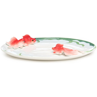 Блюдо "ЗОЛОТАЯ РЫБКА" 32*22*5 см (кор=12шт) LEFARD 58-077-1