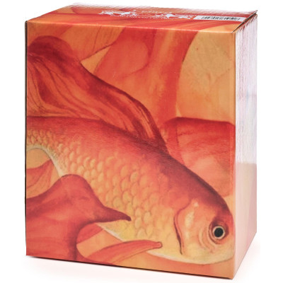 Икорница "ЗОЛОТАЯ РЫБКА" 100 мл 14,5*9*14 см (кор=18шт.) LEFARD 58-1051-3