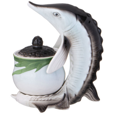 Икорница "ОСЕТР" 100 мл 1,25*9*14 см (кор=18шт.) LEFARD 58-1052-3