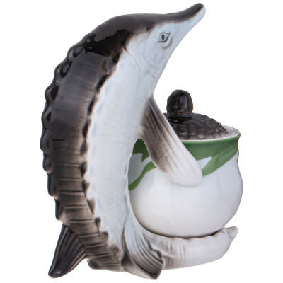 Икорница "ОСЕТР" 100 мл 1,25*9*14 см (кор=18шт.) LEFARD 58-1052-4