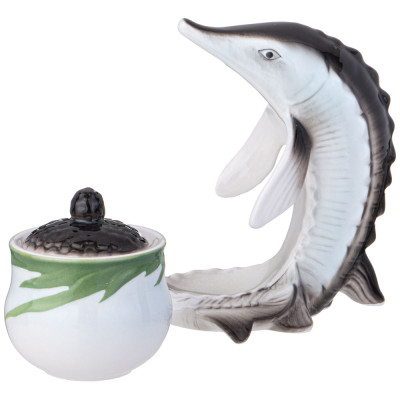 Икорница "ОСЕТР" 100 мл 1,25*9*14 см (кор=18шт.) LEFARD 58-1052-5