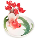 Блюдо "ЗОЛОТАЯ РЫБКА" 11*12*8 см, 6 вилочек (кор=18шт) LEFARD 58-143