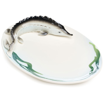 Блюдо "ОСЁТР" 28*20*5 см (кор=8шт) LEFARD 58-249