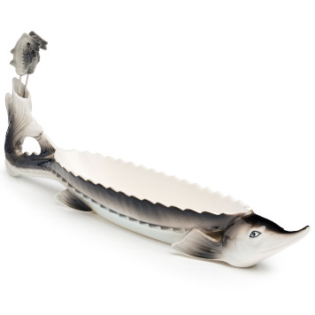 Блюдо "ОСЁТР" 32*8,5*5,5 см, 2 вилочки (кор=26шт.) LEFARD 58-266-2