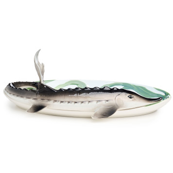 Блюдо овальное "ОСЁТР" 26.5*14.5*8 см (кор=12шт.) LEFARD 58-600-2