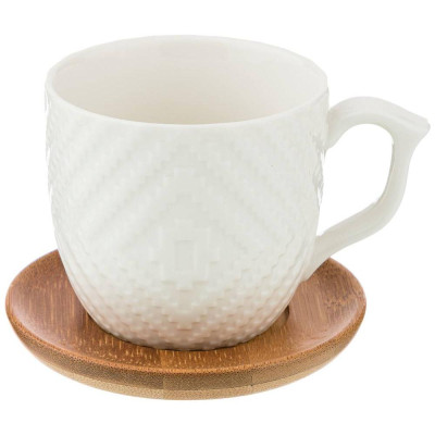 Кофейный набор "NATIVE" на 6 пер. 12пр. 150 мл на подставке 34,5*20*8 см (кор=8наб.) LEFARD 587-137-2