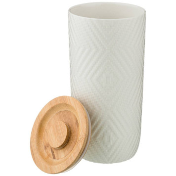 Банка для сыпучих продуктов "NATIVE" 1000 мл, 9*19,5 см (кор=16шт.) LEFARD 587-147-1