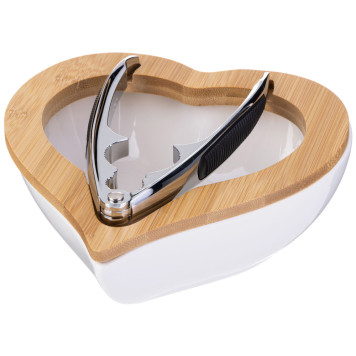 Орехокол "NATIVE" 2 пр.: миска 18 см, щипцы для орехов (кор=16наб.) LEFARD 587-174-1