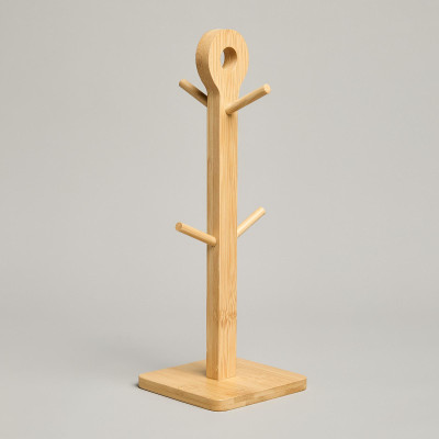 Набор кружек "MEADOW" 4 шт. 380 мл на дер. подставке LEFARD 587-206-4