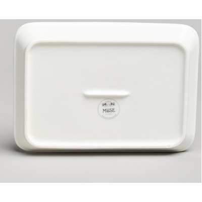 Масленка "MUSE" на дер. подставке 17*12,5*8 см LEFARD 587-240-7