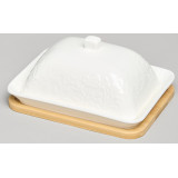 Масленка "MEADOW" на дер. подставке 17*12,5*8 см LEFARD 587-241