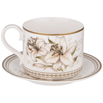 Чайный сервиз "LILIES" на 6 пер. 14 пр. 1000/350/300 мл (кор=4наб.) LEFARD 590-268-5