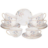 Чайный набор "ЗАВТРАК У КОРОЛЯ" на 6 персон 12 пр. 280 мл (кор=8наб.) LEFARD 590-304
