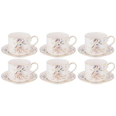 Чайный сервиз "ЗАВТРАК У КОРОЛЯ" на 6 пер. 14 пр. 1000/350/300 мл (кор=4наб.) LEFARD 590-329-1