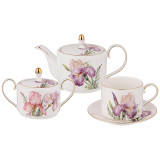 Чайный сервиз "IRISES" на 6 пер. 14 пр. 1000/350/300 мл (кор=2наб.) LEFARD 590-331