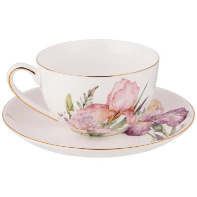 Чайный набор "IRISES" на 2 пер. 4 пр. 280 мл (кор=24наб.) LEFARD 590-334-4