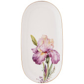 Блюдо овальное "IRISES" 20,5 см (кор=60шт.) LEFARD 590-339