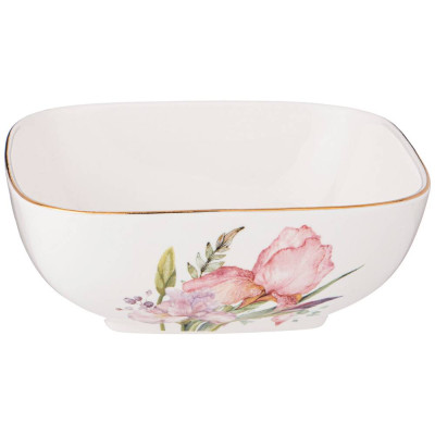 Салатник квадратный "IRISES" 15*5,5 см 500 мл (кор=48шт.) LEFARD 590-348-1