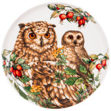Тарелка закусочная "ЛЕСНАЯ СКАЗКА" сова 20,5 см (кор=24шт.) LEFARD 590-389