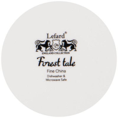 Тарелка закусочная "ЛЕСНАЯ СКАЗКА" сова 20,5 см (кор=24шт.) LEFARD 590-389-1