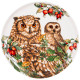 Тарелка закусочная "ЛЕСНАЯ СКАЗКА" сова 20,5 см (кор=24шт.) LEFARD 590-389