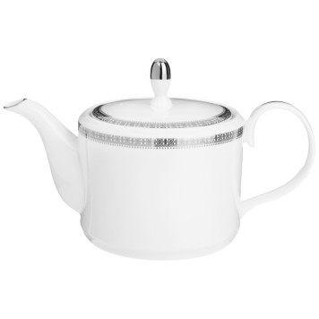 Чайный сервиз "CROWN" на 6 пер. 14 пр. 1000/350/300 мл платиновый (кор=2наб.) LEFARD 590-483-4