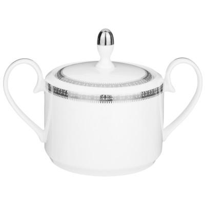 Чайный сервиз "CROWN" на 6 пер. 14 пр. 1000/350/300 мл платиновый (кор=2наб.) LEFARD 590-483-5