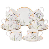 Чайный набор "GRASSLAND" на 6 пер. 12 пр. 300 мл (кор=8наб.) LEFARD 590-484