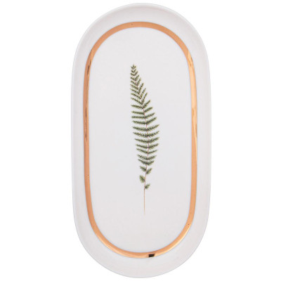 Блюдо овальное "GRASSLAND" 20,5 см (кор=60шт.) LEFARD 590-487