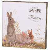 Тарелка закусочная "ОХОТА" 20,5 см (кор=24шт.) LEFARD 590-510