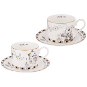 Чайный набор "WONDERLAND" на 2 пер. 4 пр. 300 мл (кор=24наб.) LEFARD 590-525