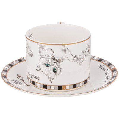 Чайный набор "WONDERLAND" на 2 пер. 4 пр. 300 мл (кор=24наб.) LEFARD 590-525-1