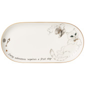 Блюдо овальное "WONDERLAND" 20,5 см (кор=36шт.) LEFARD 590-529