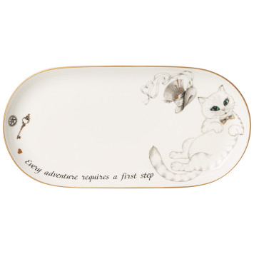 Блюдо овальное "WONDERLAND" 20,5 см (кор=36шт.) LEFARD 590-529