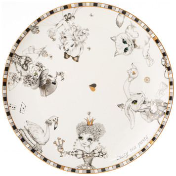 Тарелка обеденная "WONDERLAND" 25,5 см (кор=16шт.) LEFARD 590-530