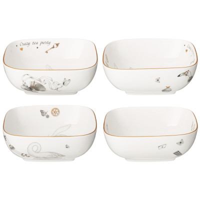 Салатник квадратный "WONDERLAND" 15*5,5 см (кор=48шт.) LEFARD 590-538-2