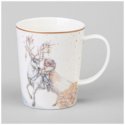 Кружка "СНЕЖНАЯ КОРОЛЕВА" 400 мл (кор=24шт.) LEFARD 590-541