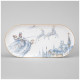 Блюдо овальное "СНЕЖНАЯ КОРОЛЕВА" 30,5 см (кор=36шт.) LEFARD 590-545