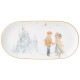 Блюдо овальное "СНЕЖНАЯ КОРОЛЕВА" 20,5 см (кор=60шт.) LEFARD 590-547