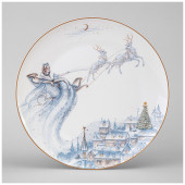 Тарелка обеденная "СНЕЖНАЯ КОРОЛЕВА" 25,5 см (кор=16шт.) LEFARD 590-548