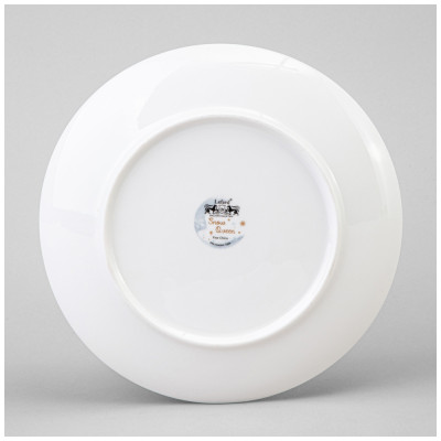 Тарелка закусочная "СНЕЖНАЯ КОРОЛЕВА" 20,5 см (кор=24шт.) LEFARD 590-550-1