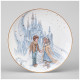 Тарелка закусочная "СНЕЖНАЯ КОРОЛЕВА" 20,5 см (кор=24шт.) LEFARD 590-551
