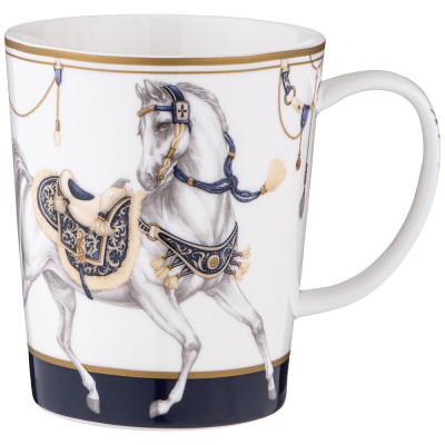 Кружка "HORSE CLUB" 400 мл (кор=36шт.) LEFARD 590-587
