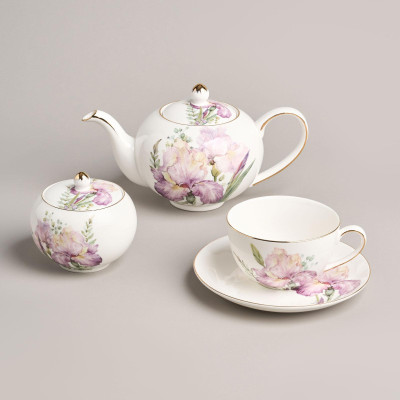 Чайный сервиз "IRISES" на 6 пер. 14 пр. (кор=2наб.) LEFARD 590-611