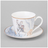 Чайная пара "СНЕЖНАЯ КОРОЛЕВА" 300 мл (кор=36наб.) LEFARD 590-623